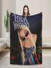 LLolas ndigos Spanish Singer Super Warm Plush Throw Blanket for Boy Girl Fluffy Flannel Sofa Bedspread Cover