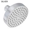 Adjustable Rainfall Shower Head 4 Inch Thickened High Pressure With Rubber Jets Shower Head Sprayer Bathroom Fixture Faucet