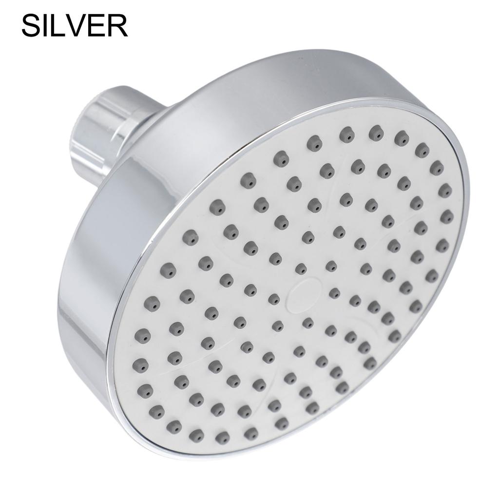 Adjustable Rainfall Shower Head 4 Inch Thickened High Pressure With Rubber Jets Shower Head Sprayer Bathroom Fixture Faucet