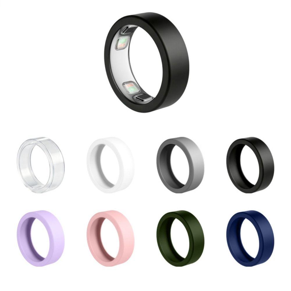 Soft Silicone Cover Elastic Protective Case Protector for Oura Ring 5 Working Out Smart Ring