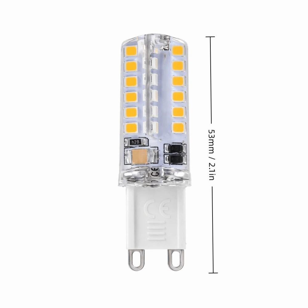 2PCS 110V G9 LED Bulb 5W Corn Lamp Light Bulb Easy Dimmable LED Bulb  Ceiling Lamp