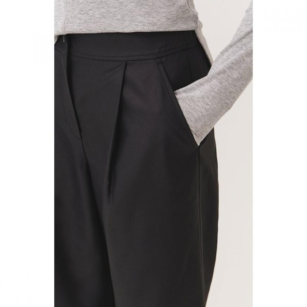 Huit Fake Leather Wide Fit Pants Htwpn5k02t