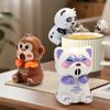 Gifts Animal Shaped Summer Hanging Cup Hair Dryer Rechargeable Adjustable Cartoon Cat Fan Three Wind Speeds Mini Fans