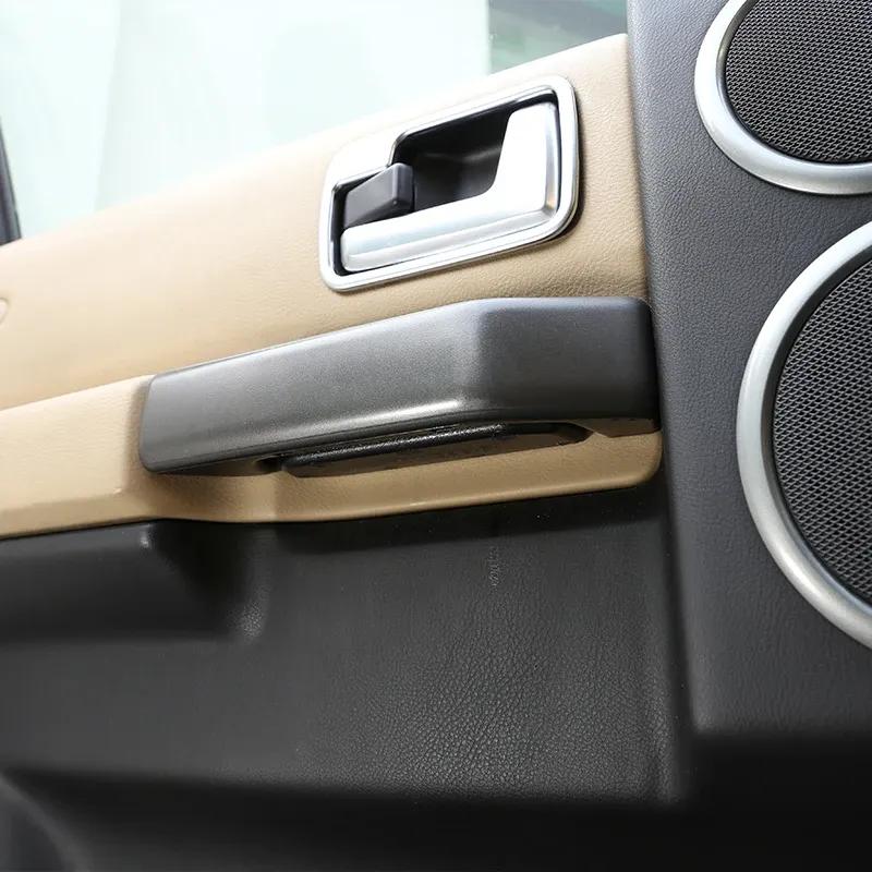 2PCS ABS Car Door Storage Box Phone Tray For Land Rover Discovery 3 LR3 2004-2009 Multipurpose Tidy Container Accessories