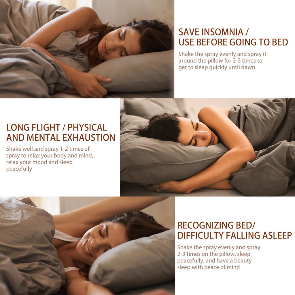 South Moon Lavendel Schlafspray Die ganze Nacht wach bleiben Angstlinderung Müdigkeit Leichter Schlaf Friedliches Schlafspray