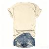 Women's Casual Letter Print Short Sleeve T-Shirt for Everyday Wear
