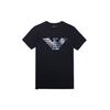 FW21 Logo Pattern Crew Neck Short Sleeve T-Shirt Men Tops Blue 6H1TR7-1JSHZ-0920