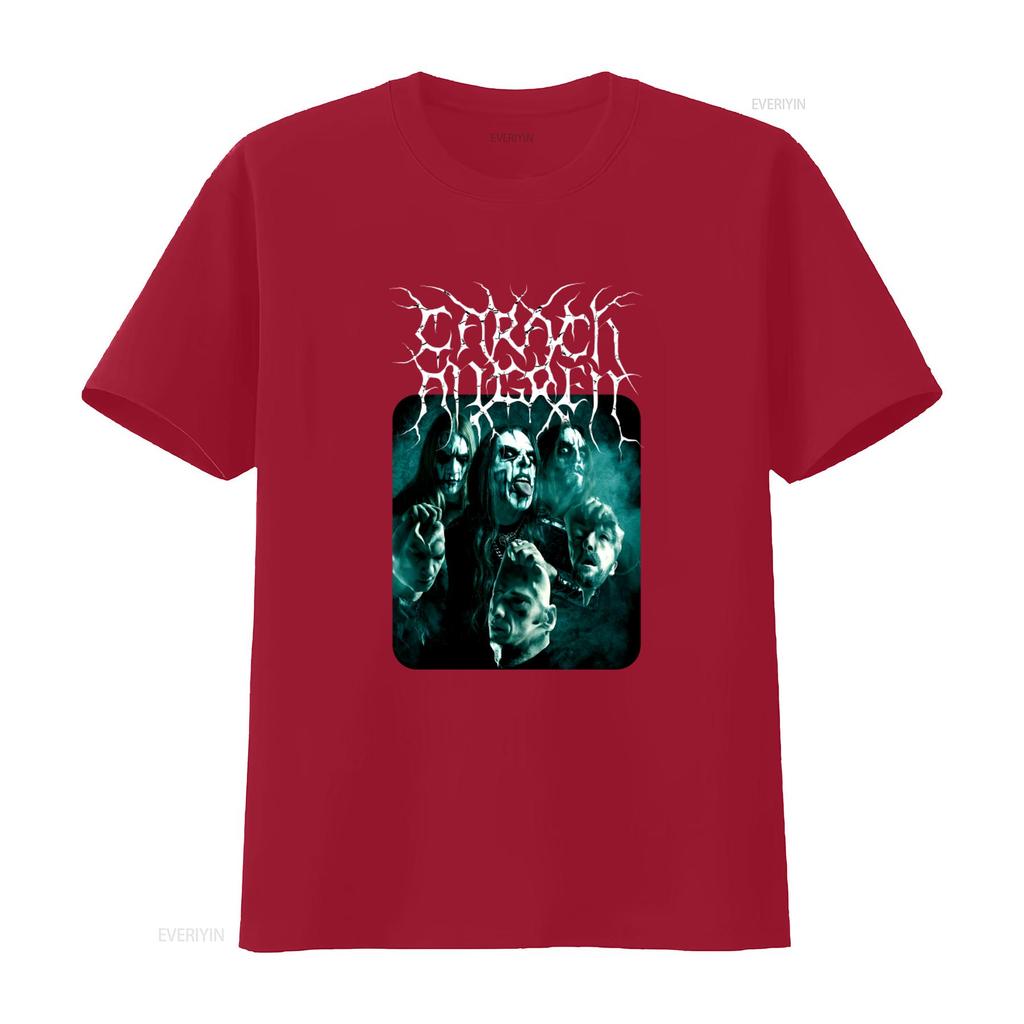 CARACH ANGREN Tour 2017 Band T Shirt for Men Gothic Metal Style with Members Print vintage Washed Breathable fashion graphic