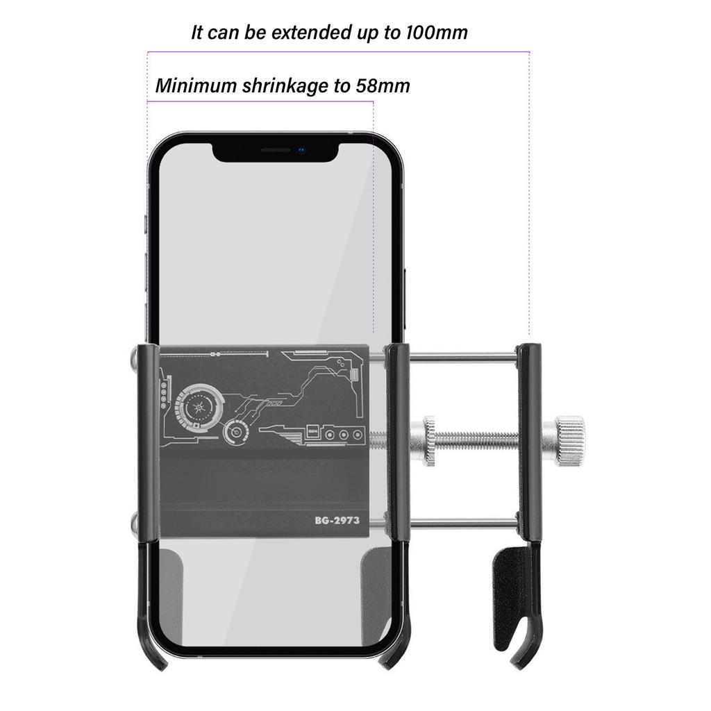 Bicycles Phone Cradle 360 Degree Rotatable Bikes Handlebars Phone Mount Bracket Bicycles Phone Stand Phone Holder Rack