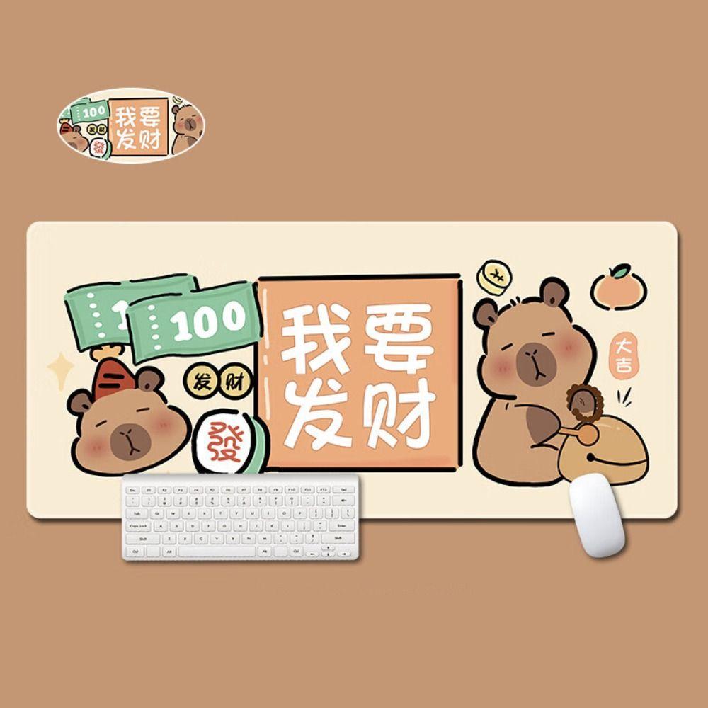Capybara Desk Pad Cartoon Desk Protector New Computer Desk Protector