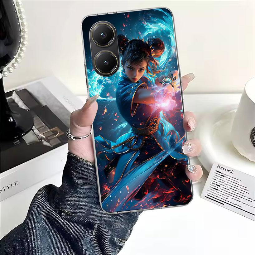 Game S-Street F-FighterS Soft Phone Case For Xiaomi Redmi 15C 15 13C 13 Poco X5 X6 X7 F7 Ultra M7 12C 12 10 10C 9C 9A 9T 9 Funda