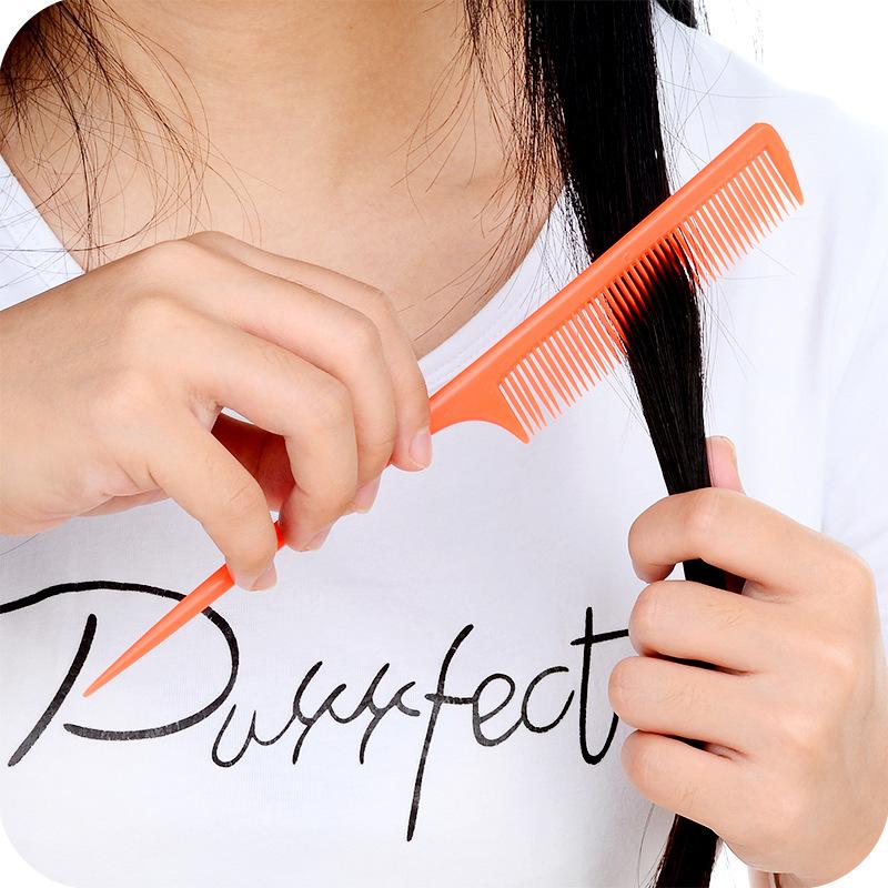 Color Long-tail Haircut Hair Comb, Pointed Tail Comb Pick Comb, Candy-colored Plastic Makeup Comb, Gift Makeup Tools