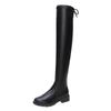 Hochwertige Modische Damen Langstiefel Sexy Leder Über das Knie Damen Schuhe Luxuriöse Plateau Stiefel für Damen Botas Para Mujer