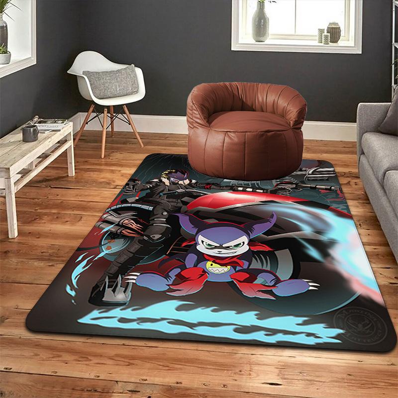 Digimon Tamer Rug Floor Mat for Living Room or Bedroom Soft and Comfortable Carpet a Gift for Birthday and Holiday.SFF0917210