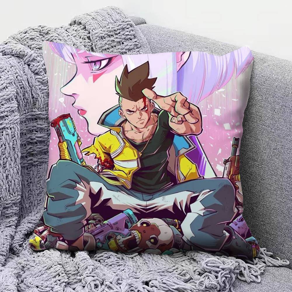 Lucy David Edgerunner Home Sofa Cushion Covers and Aecorative Custom Pillow Covers