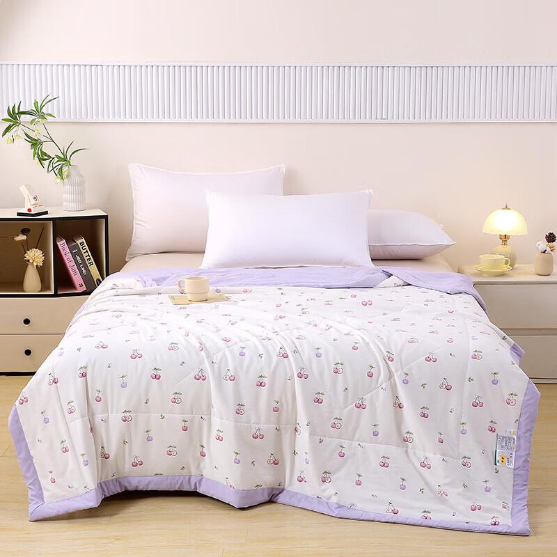 Youmengjiaju Cherry Love Antibacterial Summer Quilt