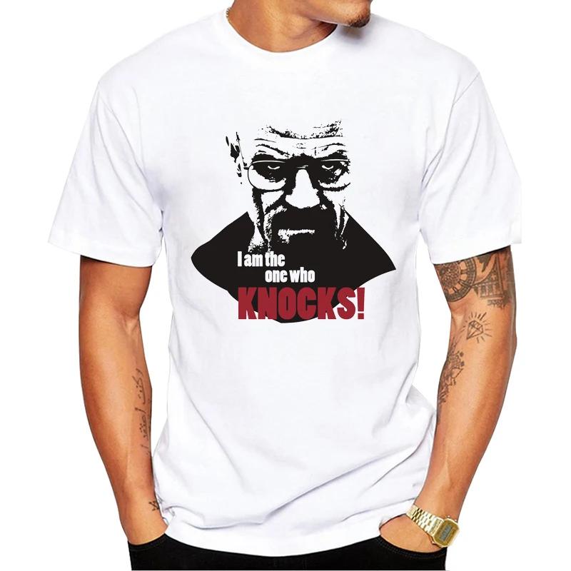 Newest Men Fashion Breaking Bad T-shirt Heisenberg Iam the Denger Retro Printed Hipster Tops Short Sleeve Casual  Tee
