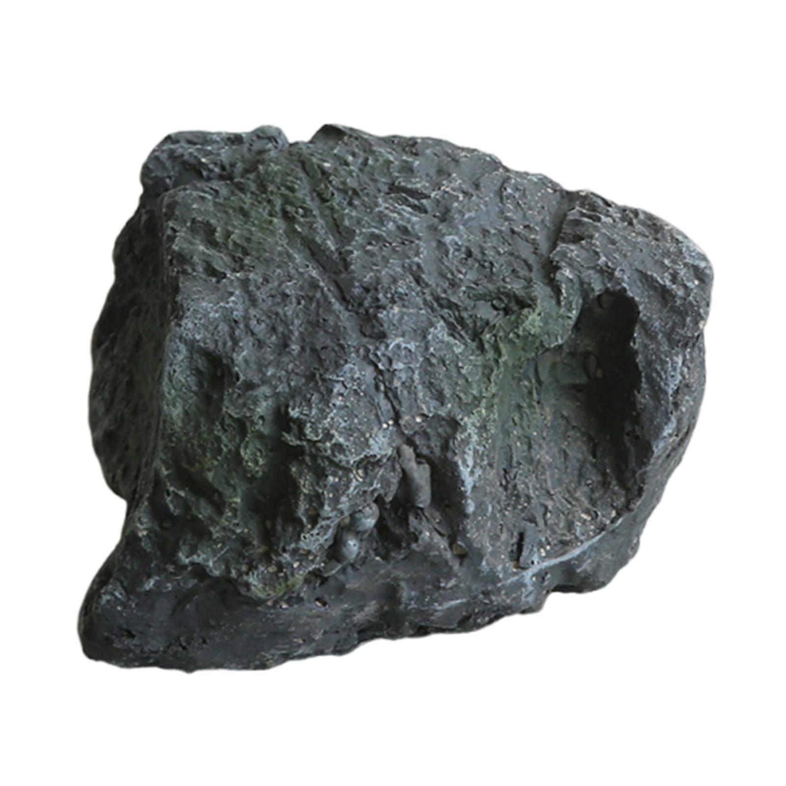 

Fake Landscape Rock Yard Ornament Irregular Fiberglass Lightweight Realistic Highly Simulation Accessory Garden Decoration
