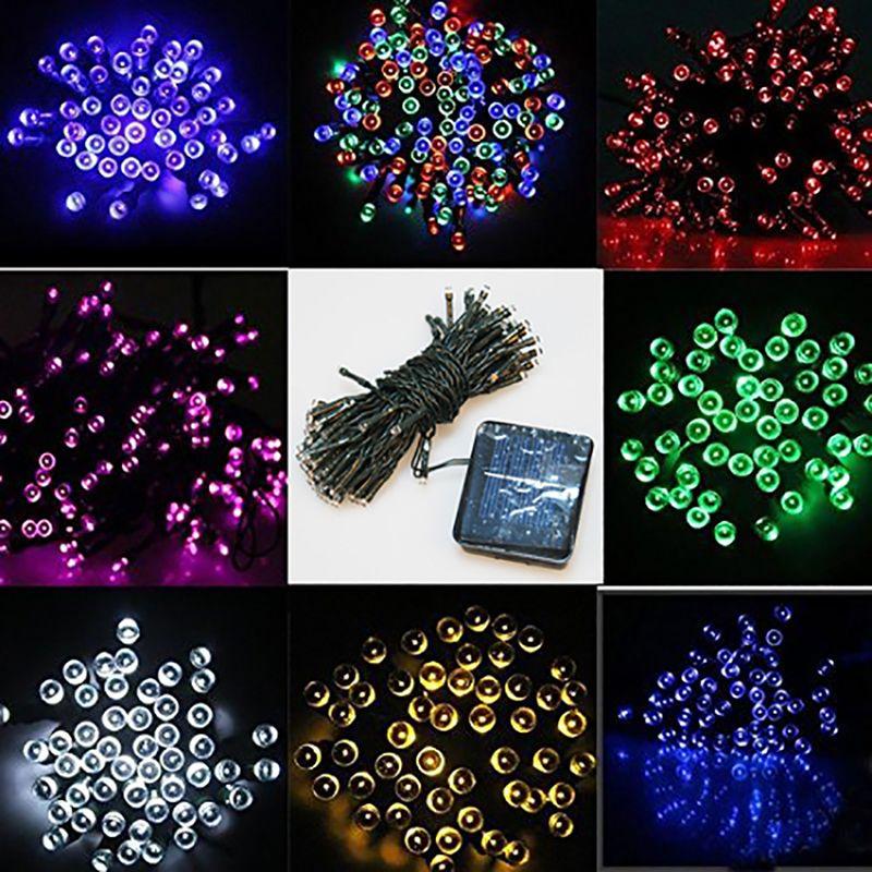 Radiant Solar Powered Led String Fairy Lights For Outdoor Christmas And Party Dcor