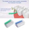 200Pcs Interdental Brushes Silicone Toothpicks Teeth Floss Oral Hygiene Teeth Cleaning Bristle Clean Between Teeth Toothbrush