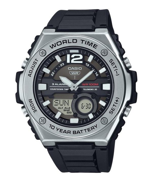 Casio Orologio Quarzo Uomo AEQ110W-1AV – Analogico-Digitale, 100m Impermeabile, Batteria 10 Anni, Cronometro E Allarmi