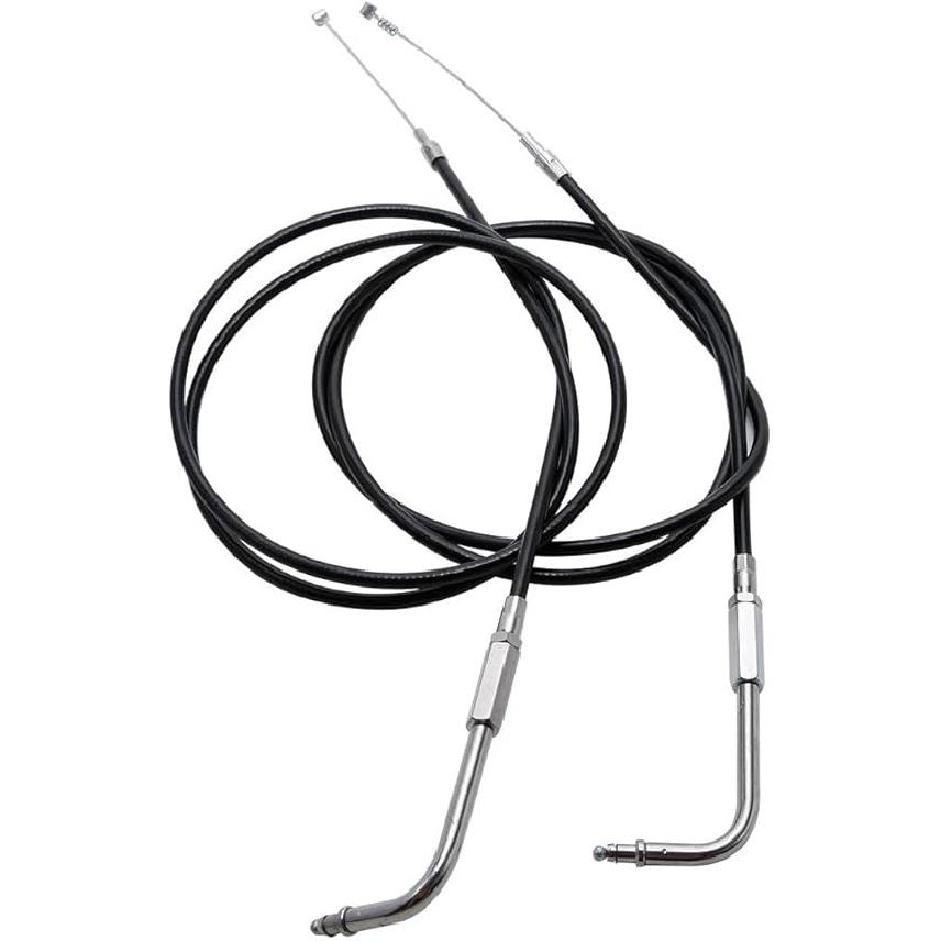 SLMOTO 80CM Black Motorcycle Throttle Cable Fit for Harley Sportster XL883 XL1200