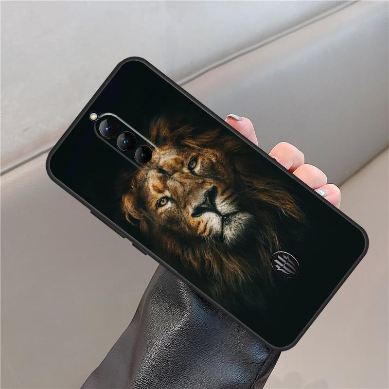 

Lions Case For ZTE Nubia Red Magic 10S 6S 7S 8S 9S Pro For RedMagic 10 Air 8 9 10 11 Pro Plus Cover Red Magic 7S Pro