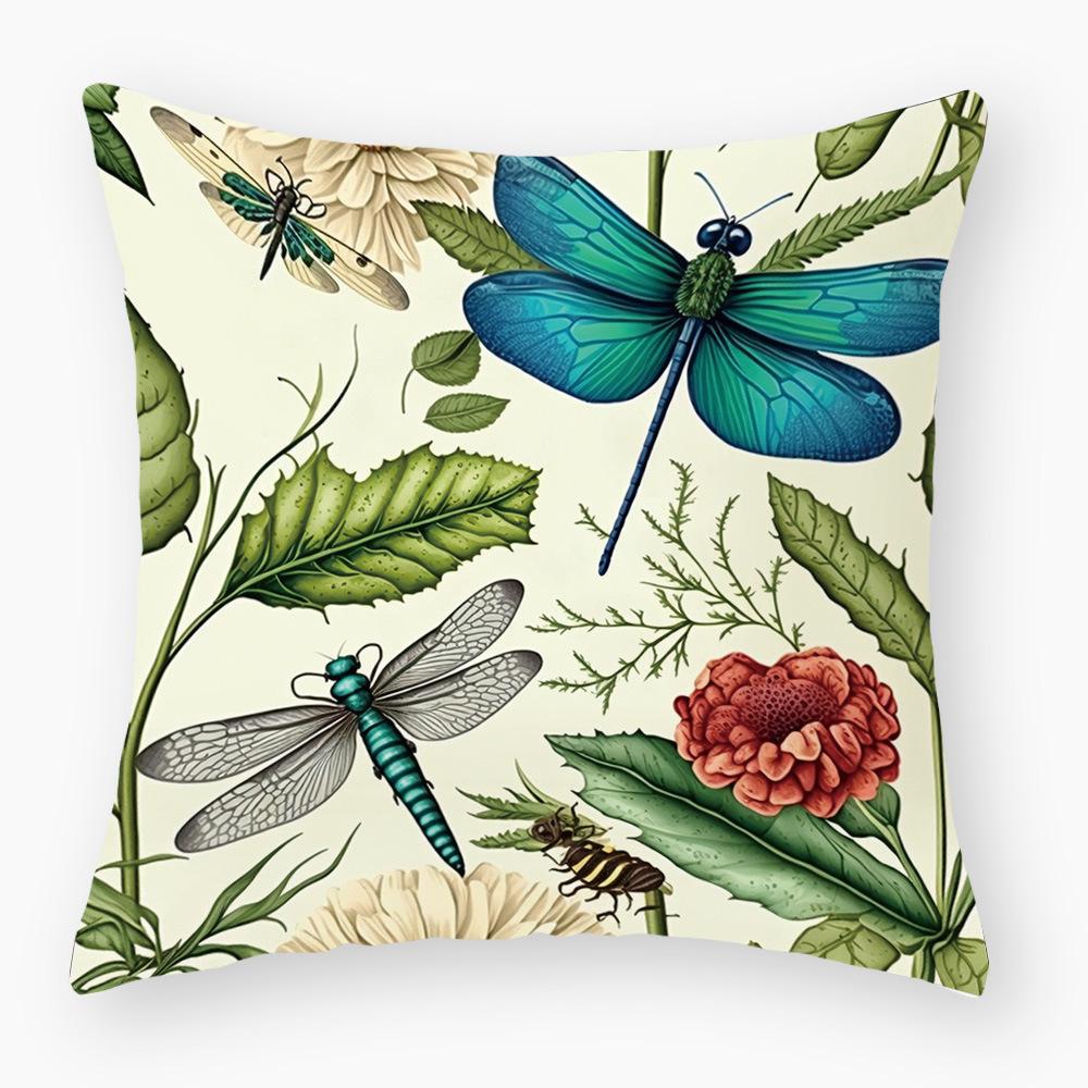 New Plant Floral Printed Sofa Pillowcase Source Waist Pillowcase