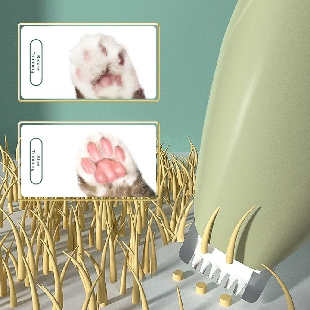 Portable Pet Electric Hair Trimmer Cordless Pet Foot Trimmer Pet Paw Hair Clipper  Dog Accessories