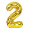 Hot Selling 40 Inch Aluminum Film Balloons Gold Silver Number Balloon for Wedding Party Birthday Decoration
