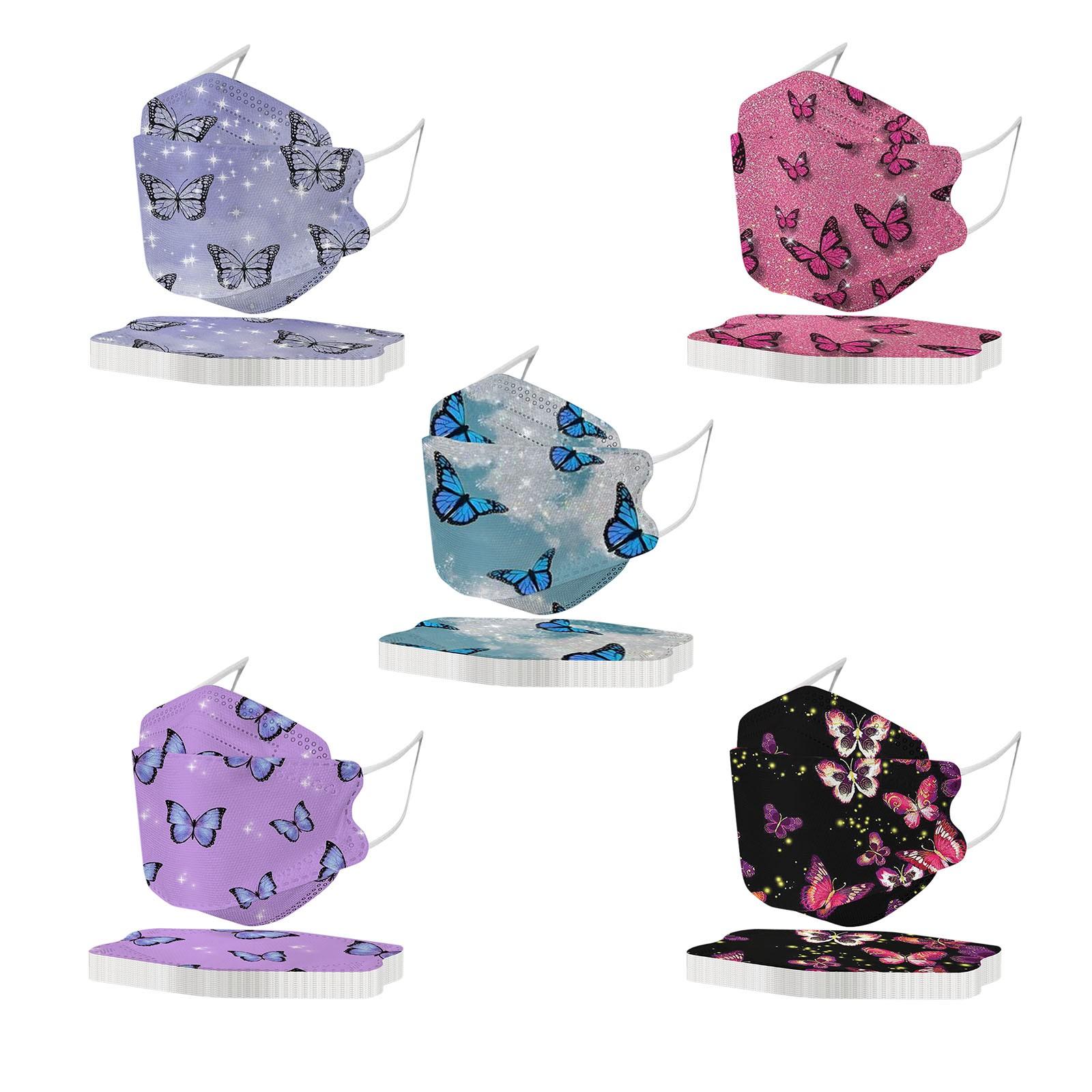 

(SU)50 шт., защитная маска с рыбой для взрослых с принтом на открытом воздухе, для лица