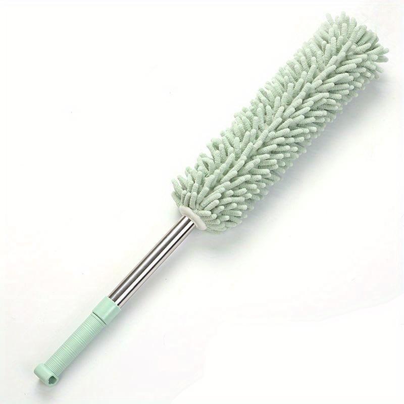 Extendable Dusting Broom - Heavy-Duty Cleaning with Non-Shedding Head, Telescopic Handle, for Floors, Furniture, Ceiling, Hard-to-Reach Areas