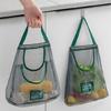 Multipurpose Hanging Produce Storage Mesh Bag Space Efficient Designs for Home Kitchen Camping Use