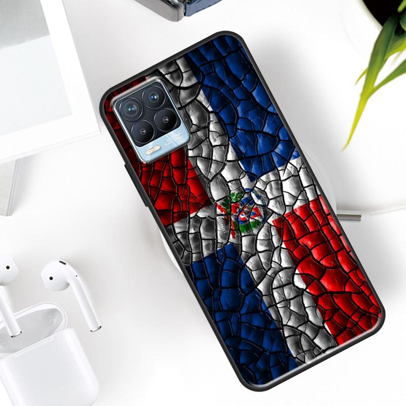 Dominican Republic Flag Case For Realme 15 12 11 13 14 Pro Plus C65 C67 C61 C53 C55 C51 C25 C63 C71 C75 GT6 GT7 Pro
