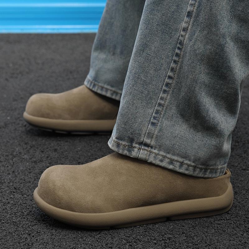 Fashion New Arrival Slippers Anti-Skid Sole Fashion Loafers Lightweight Indoor Outdoor Shoes Comfortable Flats Men's Slip-On Mule Shoes
