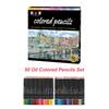 H&B Oil Colored Pencils Set 72 Color Pre Sharpened Color Sketch Pencils Art Supplies for Students Adults Artists