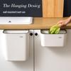Wall-Mounted Kitchen Trash Bin: No-Bend Cabinet Door Waste Holder & Hanging Paper Basket