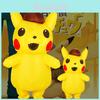 Klassiek En Leuk Kinderen Volwassenen Mascotte Detective Pikachu Opblaasbaar Kostuum Perfect Voor Halloween Vieringen