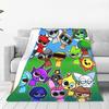 Incredibox Sprunki Game Blanket Fleece Spring/Autumn  Portable Warm Throw Blanket for Home Outdoor Plush Thin Quilt