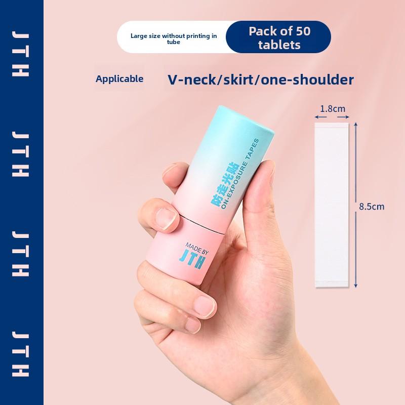 Antireflexní nálepky na límec, Neviditelné nálepky na oblečení, Odolné proti potu, Protiskluzové, Beze stopy, Hluboký výstřih, Páska na hrudník