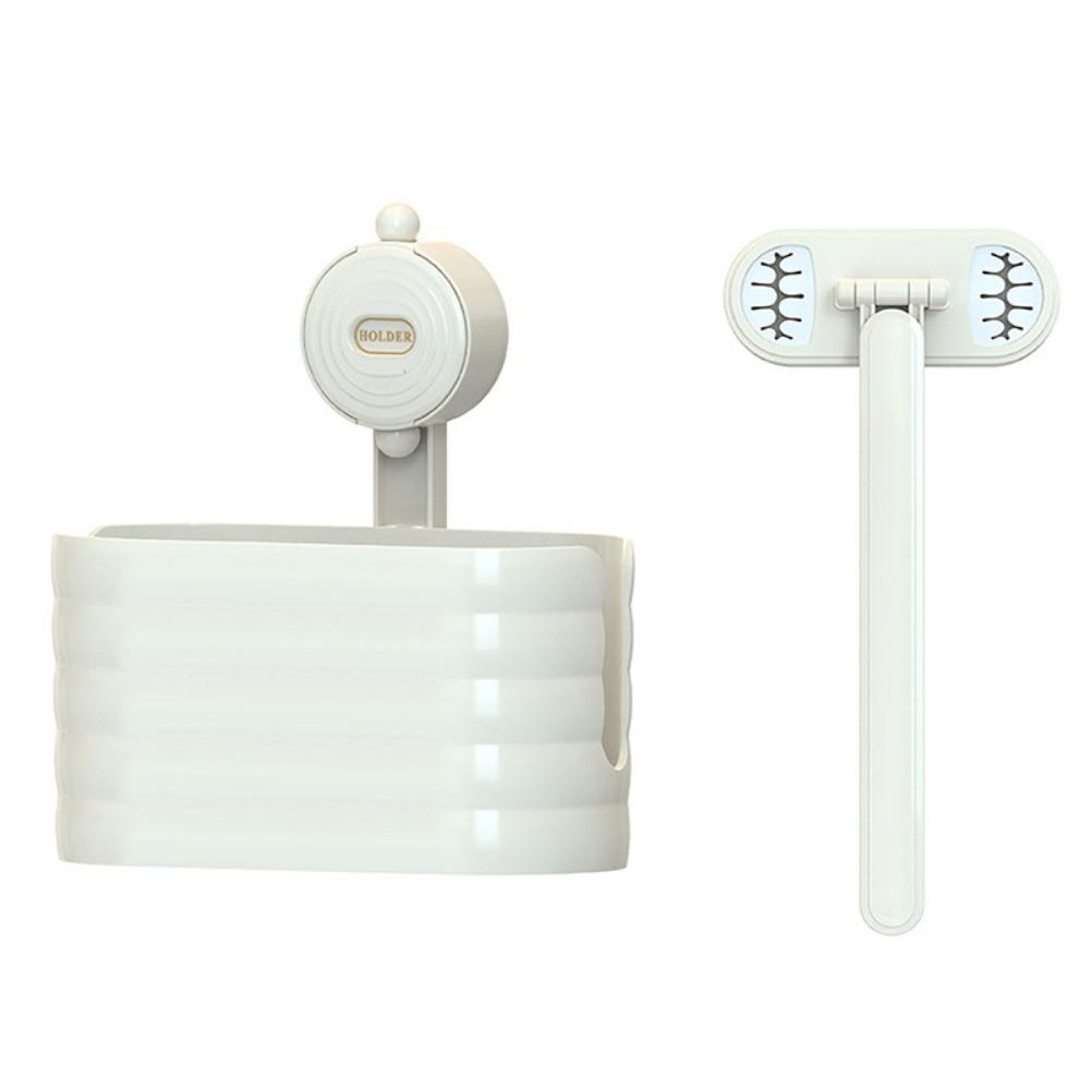 

Съемный органайзер для полотенец для лица на присоске, настенное дренажное ведро для хранения для дома белый