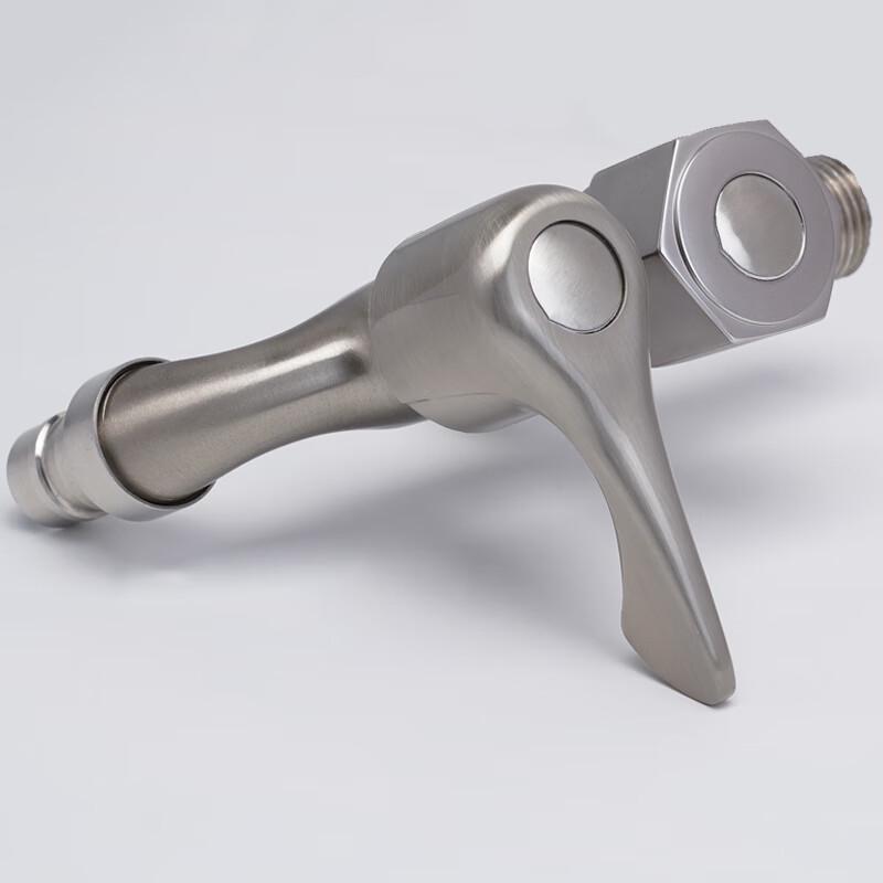 Honggong 304 Stainless Steel One-in Two-out Faucet