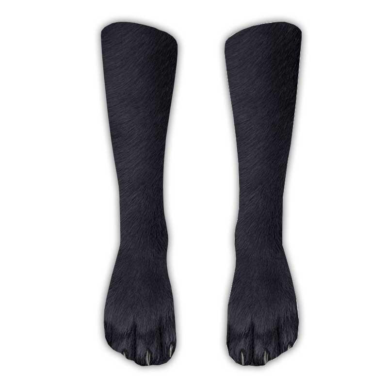 3D Animal Paw Prank Socks: Creative Cat & Dog Hoof Print Simulation