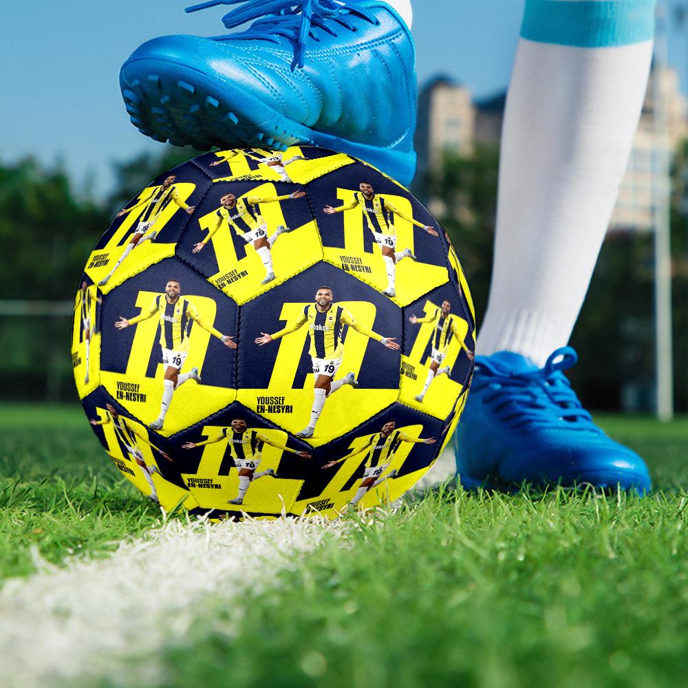 1 Stück Youssef Ennesyri Jubiläumsgröße 5 Fußball, Wettkampf Sportfußball für Indoor- und Outdoor-Training. Q63014