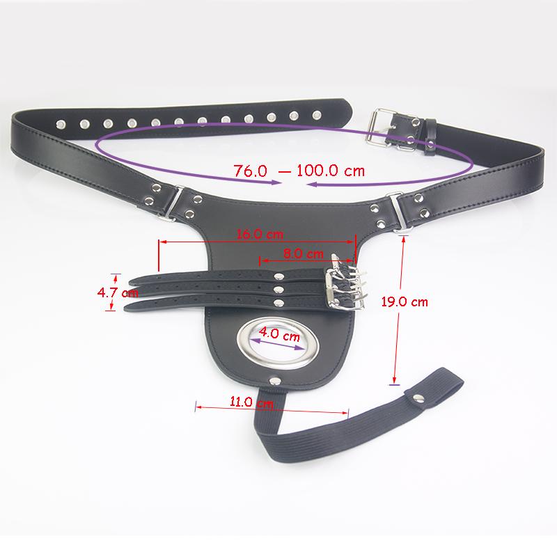 Male Dick-tied Chastity Belt,Leather BDSM Lingerie with Cock Penis Ring,Bondage Gear,Sex Toys For Men