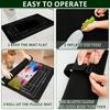 Puzzles Mat Jigsaw Roll Felt Mat Play Mat Puzzles Blanket For Up To 2000 Pieces Puzzle Accessories Portable Travel Storage Bag
