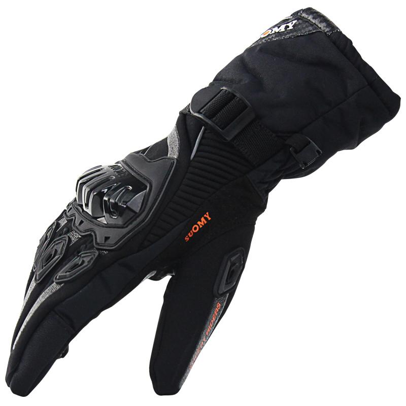 Motocyklové rukavice 100% Vodotěsné Větruodolné Zimní teplé Guantes Moto Luvas Dotyková obrazovka Motosiklet Eldiveni Ochranné