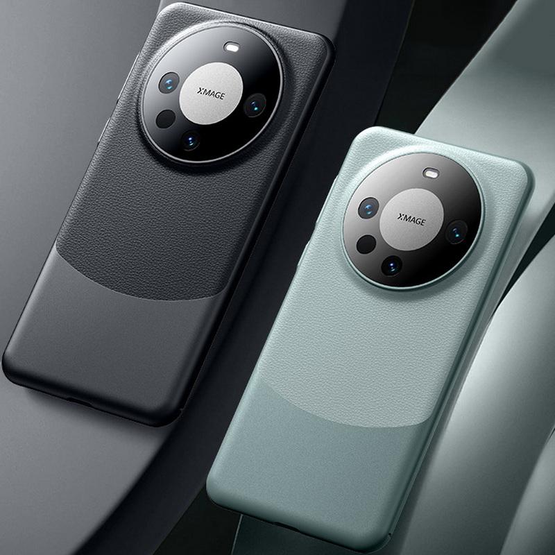 

Двойной цветной кожаный чехол для Huawei Mate 60/Mate 60 Pro + противоударный тонкий чехол с узором панды из ТПУ, гибридный чехол из искусственной кожи