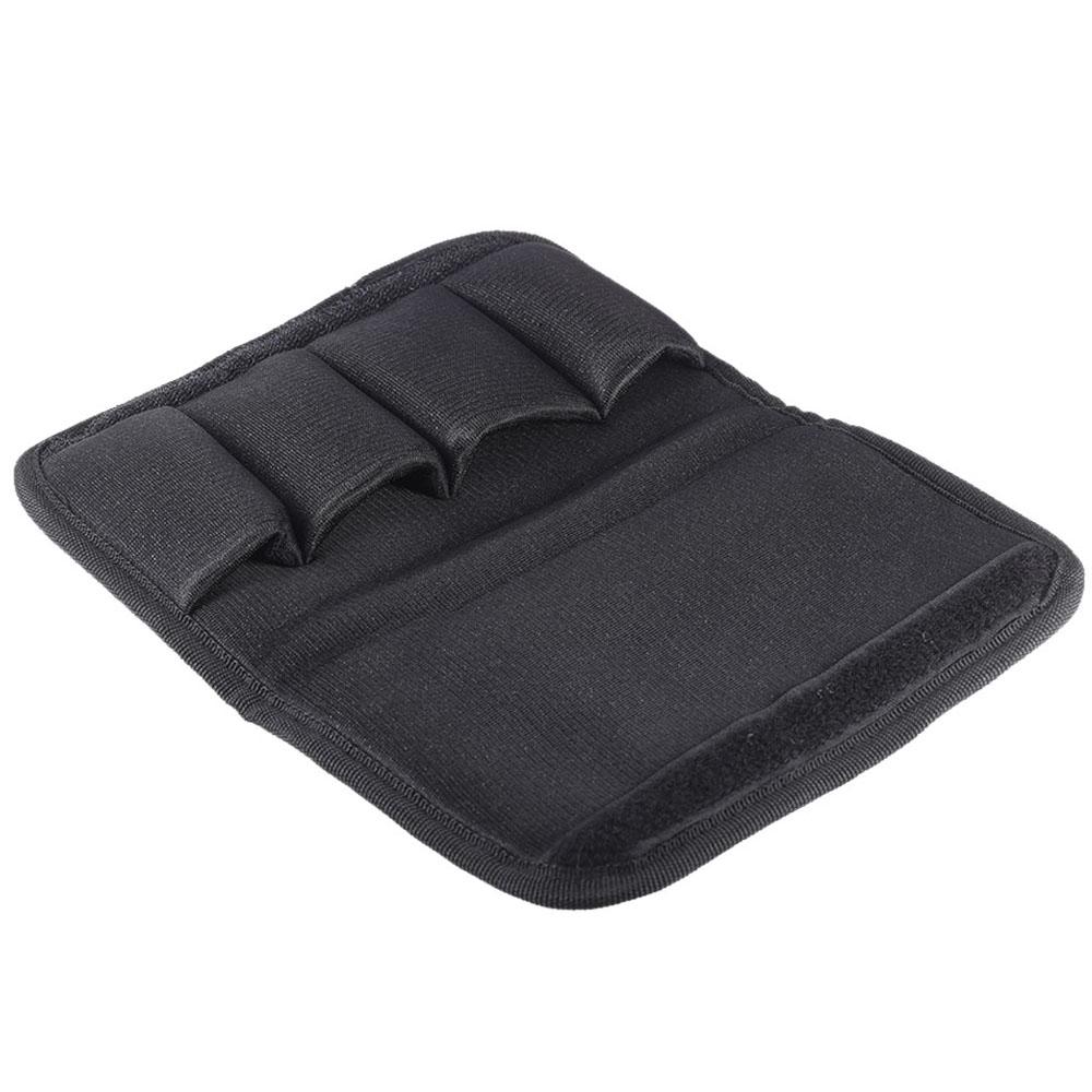 

Trombone Euphonium Trumpet Mouthpiece Pouch Bag with 4 Soft Compartments Black