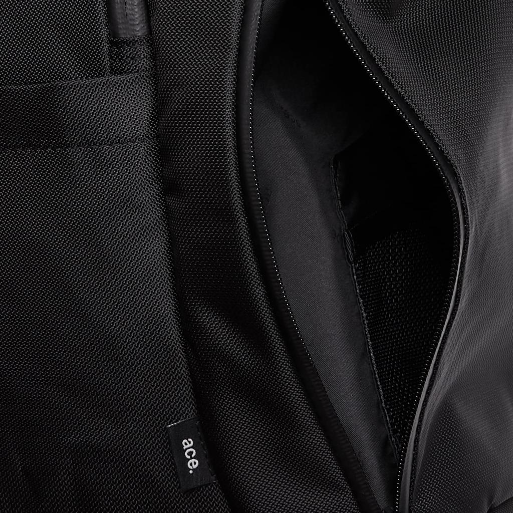 Ace Gene Business Backpack, B4 Size Compatible, Water-Resistant, Fits 15.6-inch Laptops, Air Mesh Backing, Rugmaster No. 67813, Men's, Black